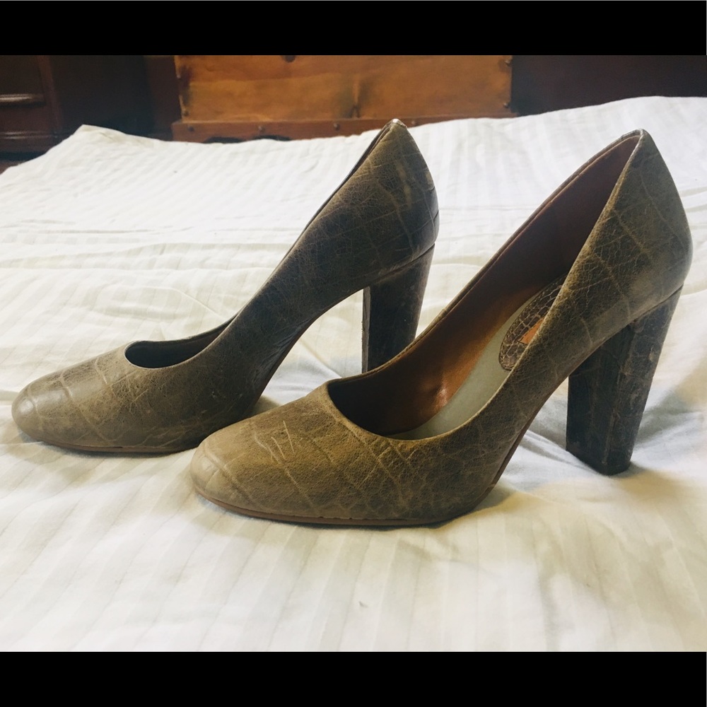 Banana Republic Faux-Croc Heels